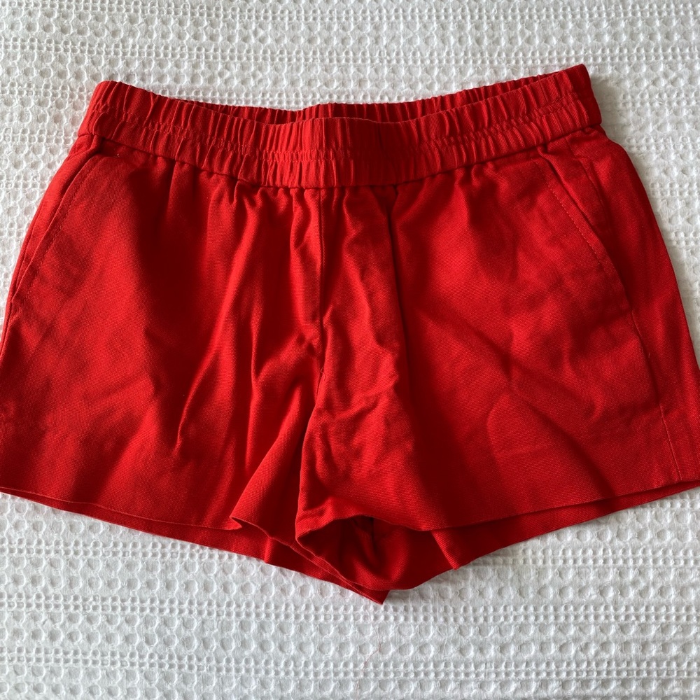 J. Crew red shorts size 4